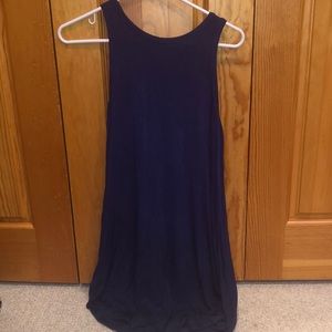 Blue tank dress